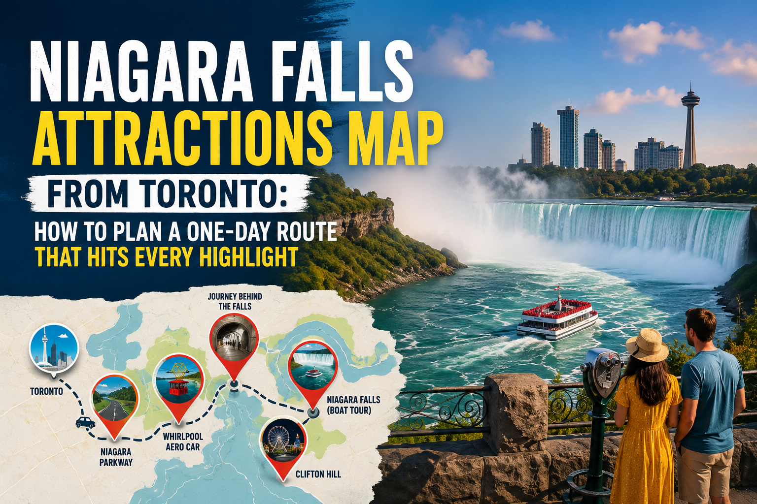 Niagara Falls Attractions Map from Toronto: How to Plan a One-Day Route That Hits Every Highlight