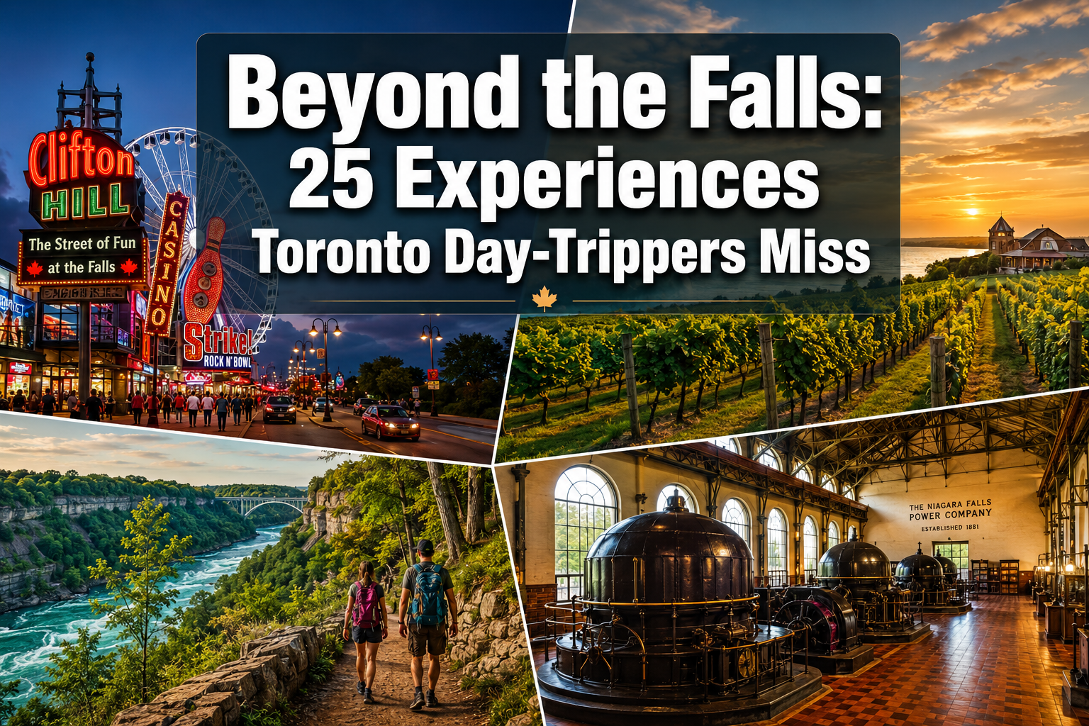 Things to Do in Niagara Falls Beyond the Falls: 25 Experiences Toronto Day-Trippers Miss