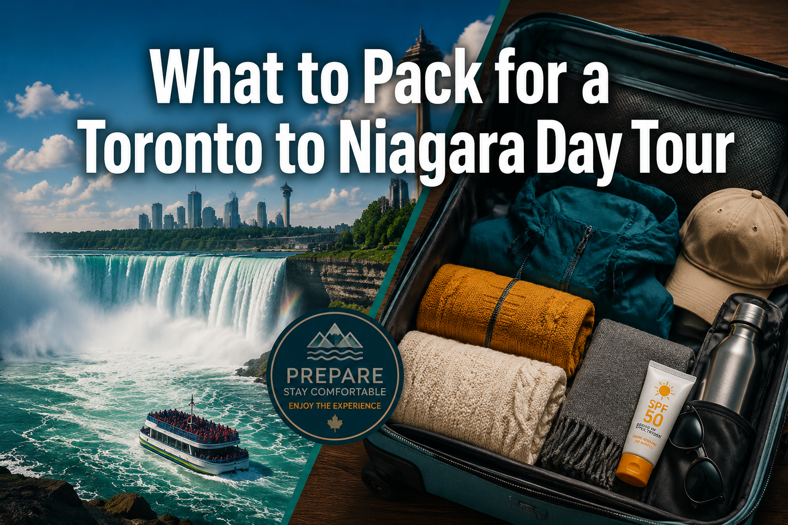 What to Pack for a Toronto to Niagara Day Tour: Season-by-Season Checklist