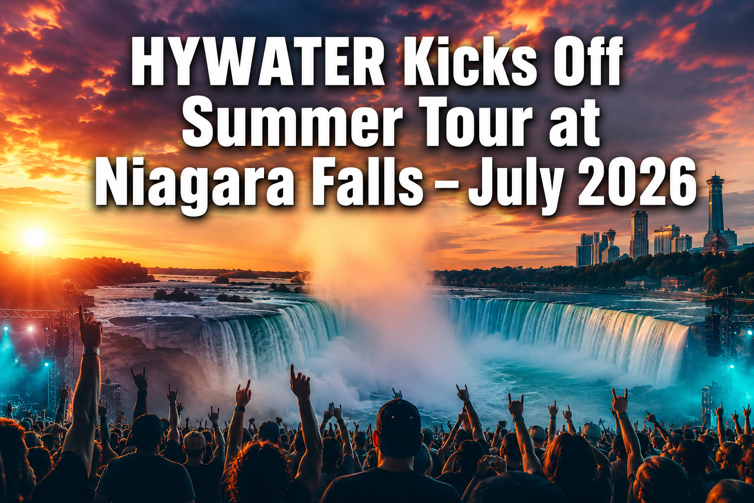 HYWATER Kicks Off Summer Tour with Niagara Falls Stop This July